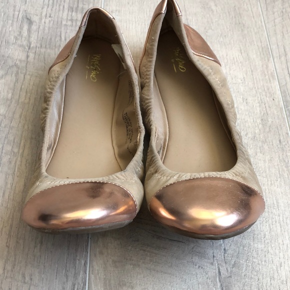 Mossimo ballet flats size 5.5 rose gold - Picture 3 of 6